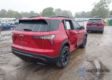 2025 Chevrolet Equinox Fwd Rs из США, поврежденный, VIN 3GNAXLEG1SL289863